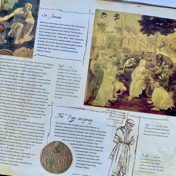 The Treasures of Leonardo DaVinci - coffee table book - Picture 8 of 15